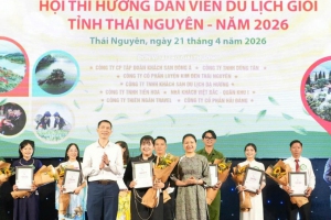Thái Nguyên tổ chức Hội thi Hướng dẫn viên du lịch giỏi năm 2026