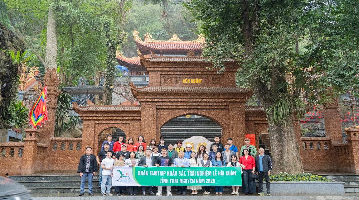 Famtrip khảo sát, trải nghiệm lễ hội Xuân tỉnh Thái Nguyên năm 2026