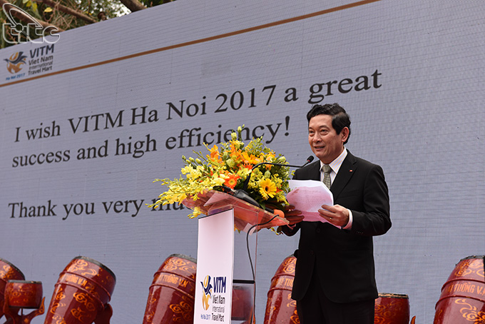 Thứ trưởng Huỳnh Vĩnh Ái phát biểu tại lễ khai mạc